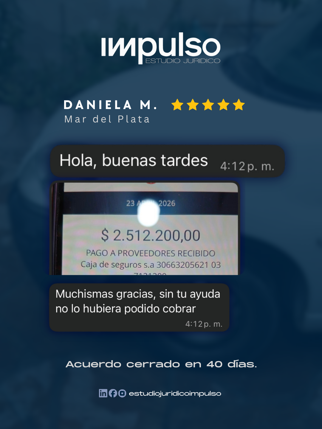 Referencia real de cliente 1